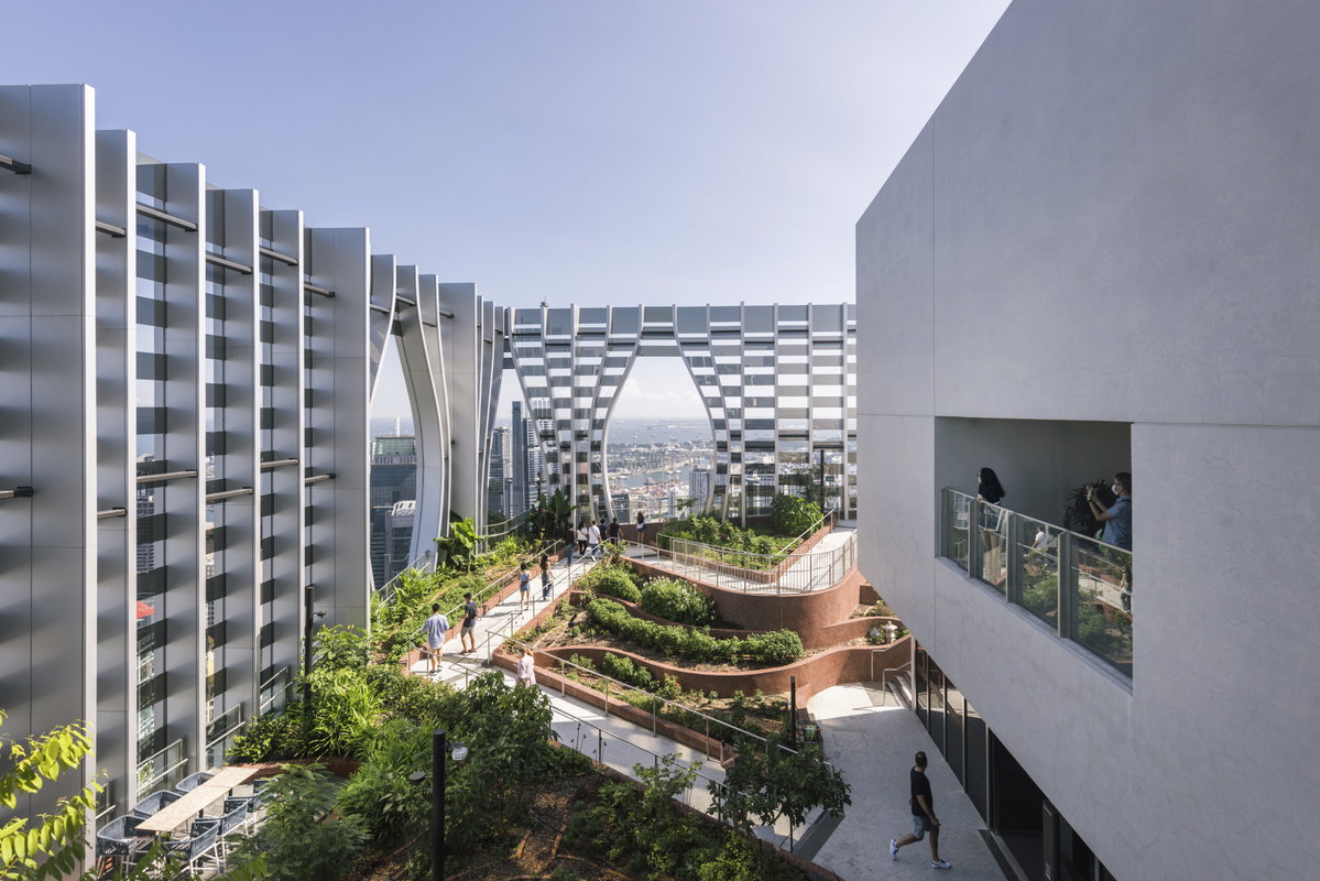 CapitaSpring image | Bjarke Ingels Group