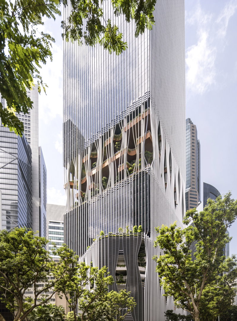CapitaSpring image | Bjarke Ingels Group