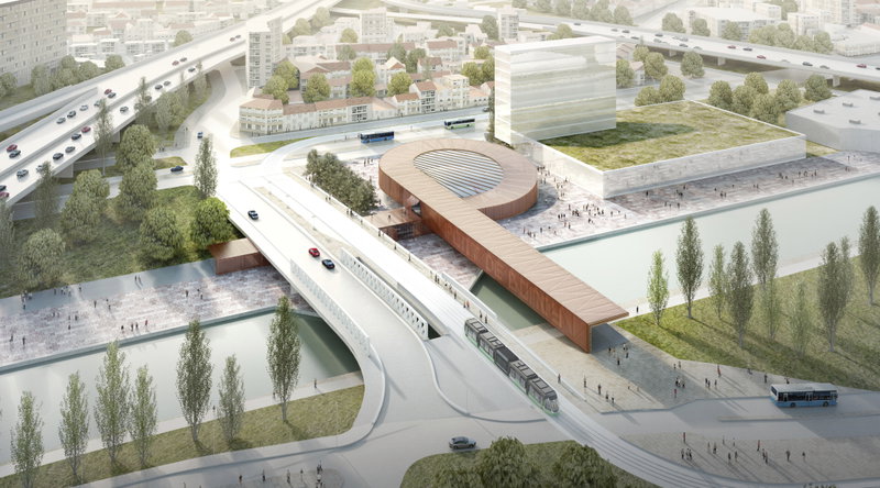 Pont de Bondy Metro Station image | Bjarke Ingels Group