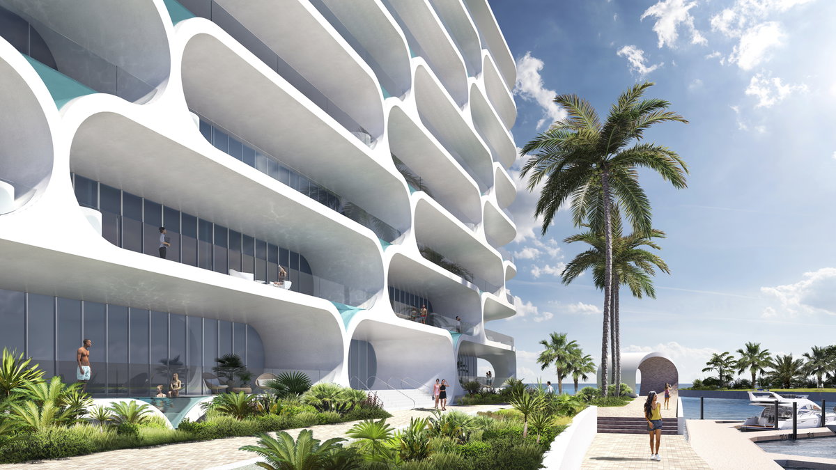Honeycomb Residences & Albany Masterplan image | Bjarke Ingels Group