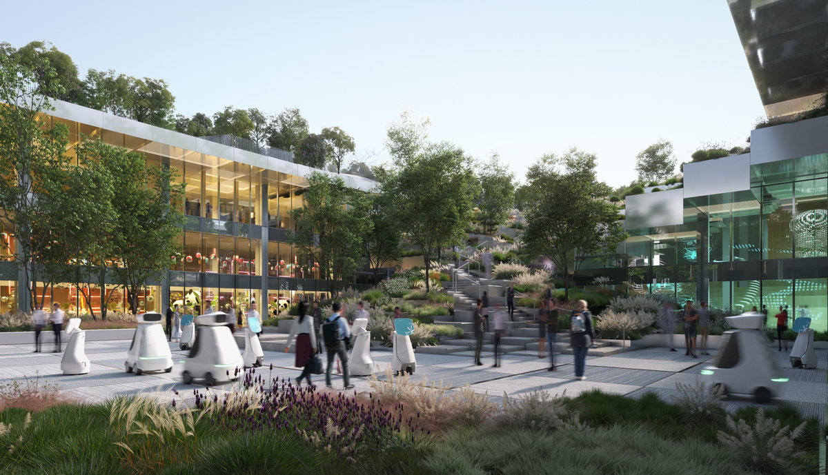 Terminus AI City image | Bjarke Ingels Group