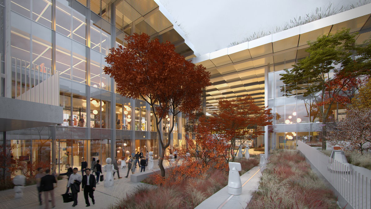 Terminus AI City image | Bjarke Ingels Group