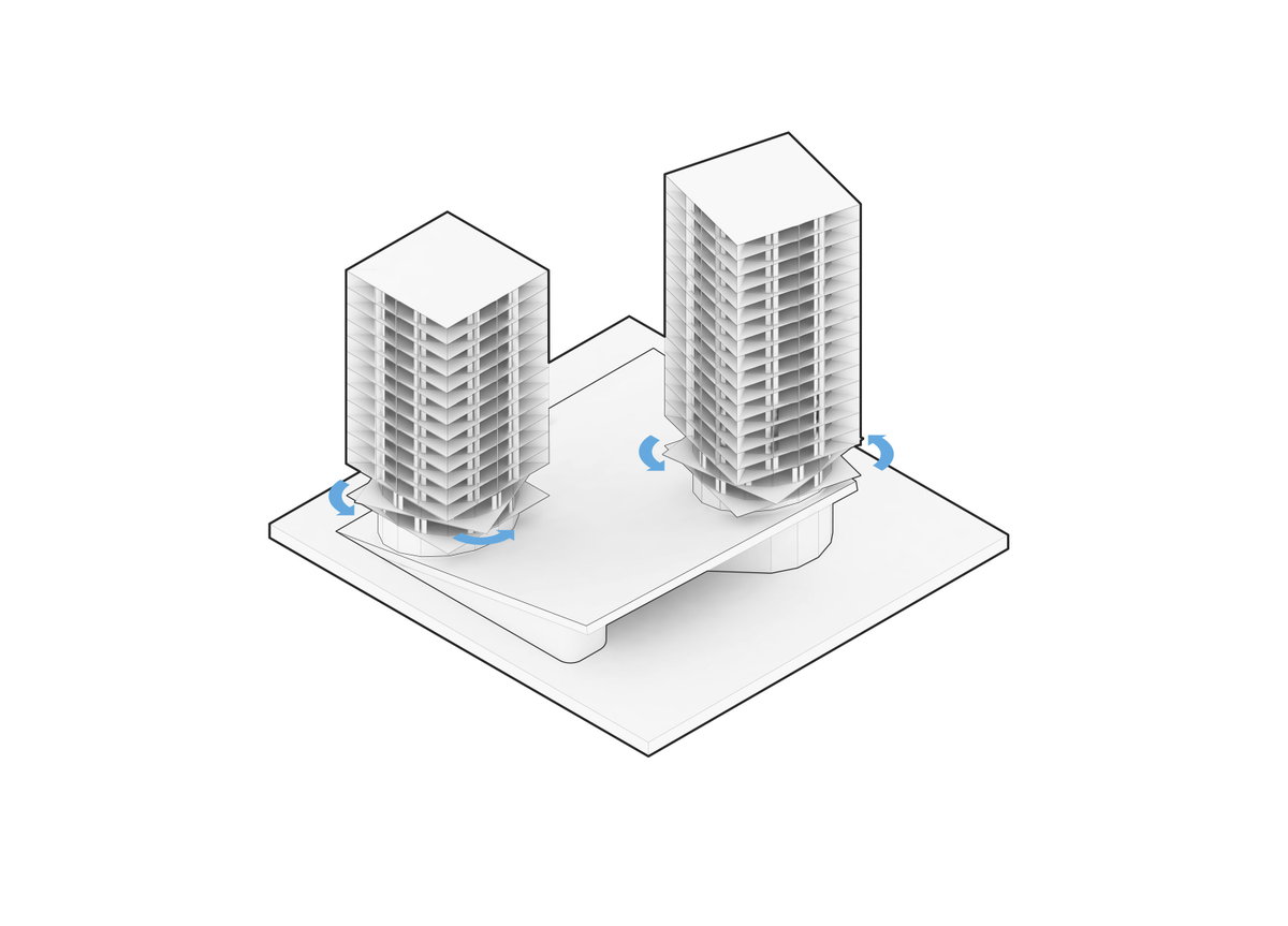 Kaktus Towers gallery image | Bjarke Ingels Group