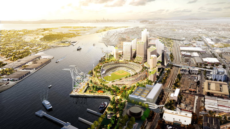 Oakland A's Ballpark & Masterplan image | Bjarke Ingels Group
