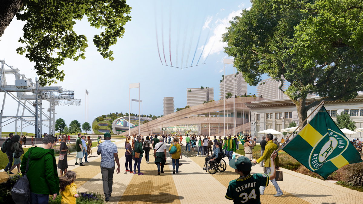 Oakland A's Ballpark & Masterplan image | Bjarke Ingels Group