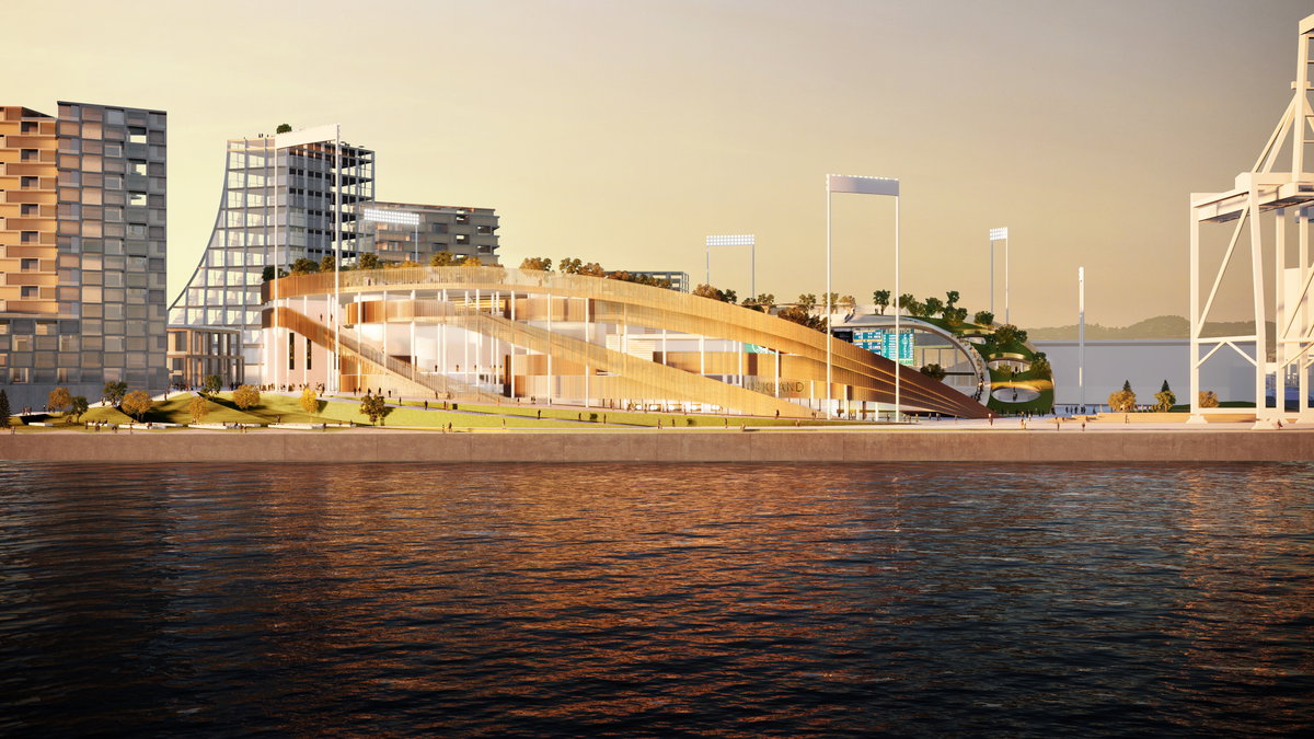 Oakland A's Ballpark & Masterplan image | Bjarke Ingels Group