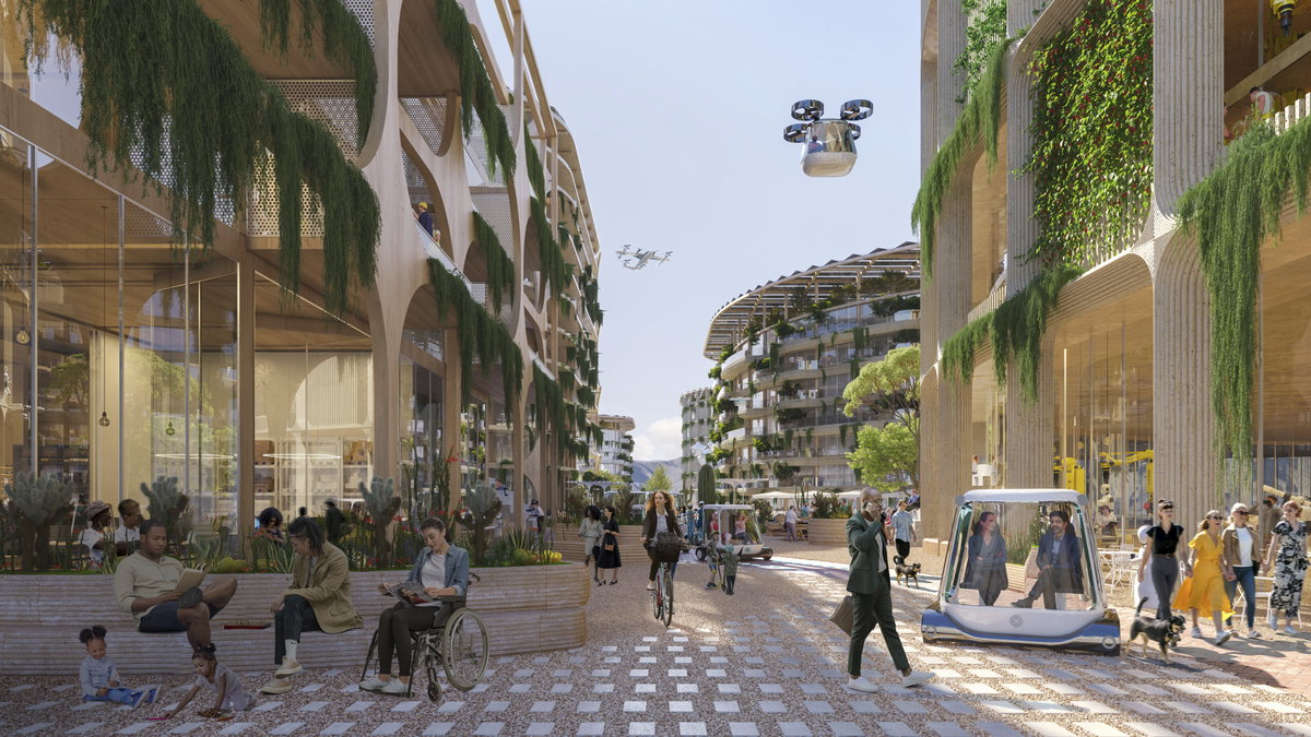 City of Telosa image | Bjarke Ingels Group