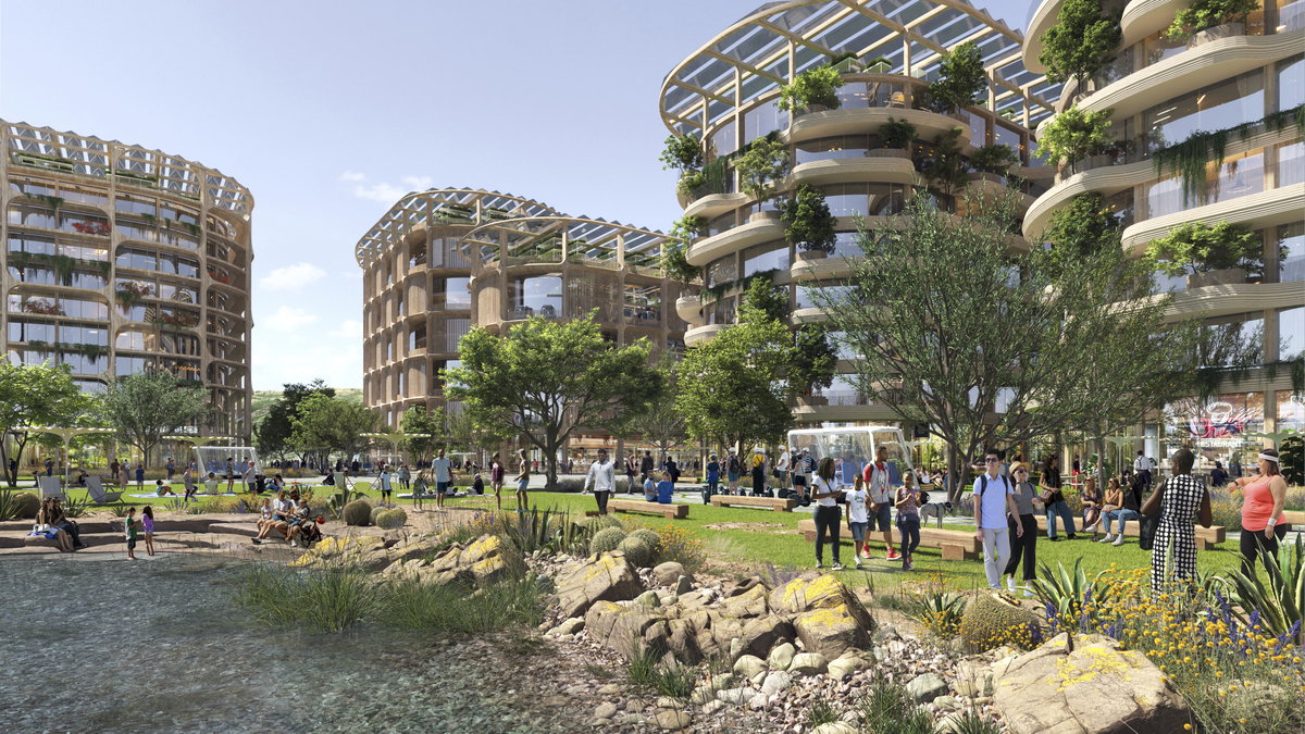 City of Telosa image | Bjarke Ingels Group