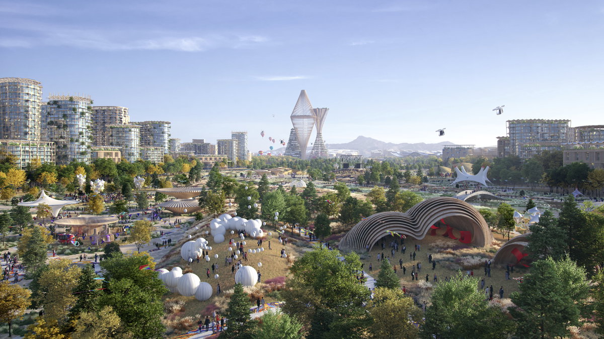 City of Telosa image | Bjarke Ingels Group