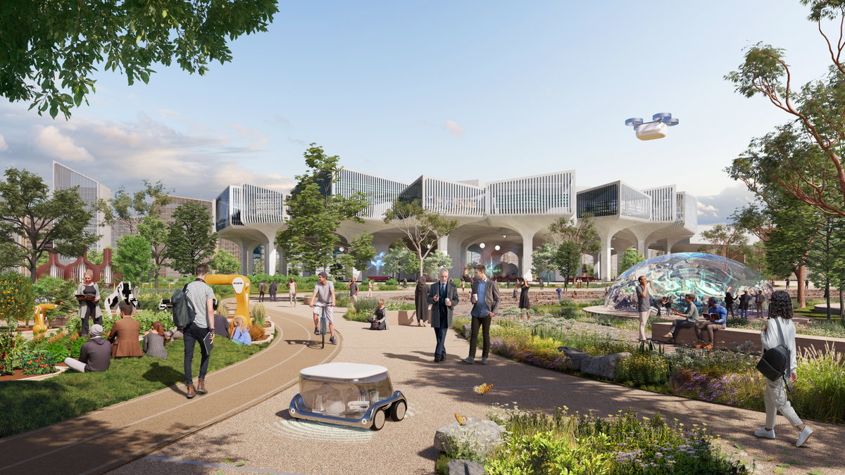City of Telosa image | Bjarke Ingels Group