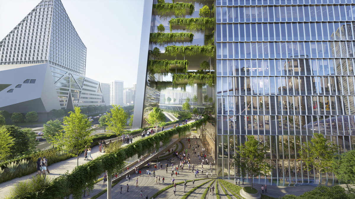 Qianhai Supertall Towers image | Bjarke Ingels Group