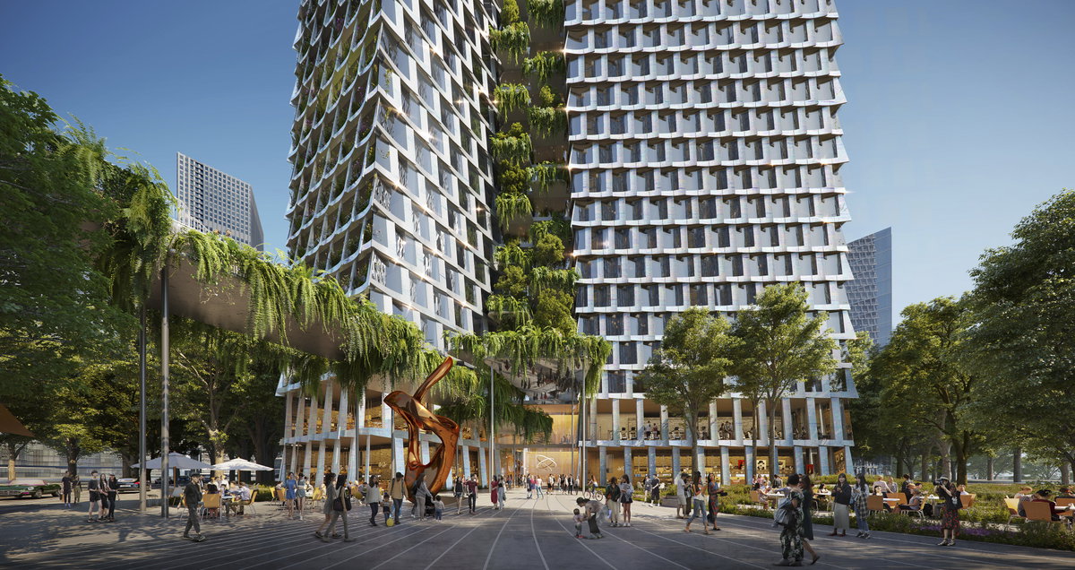 Qianhai Supertall Towers image | Bjarke Ingels Group