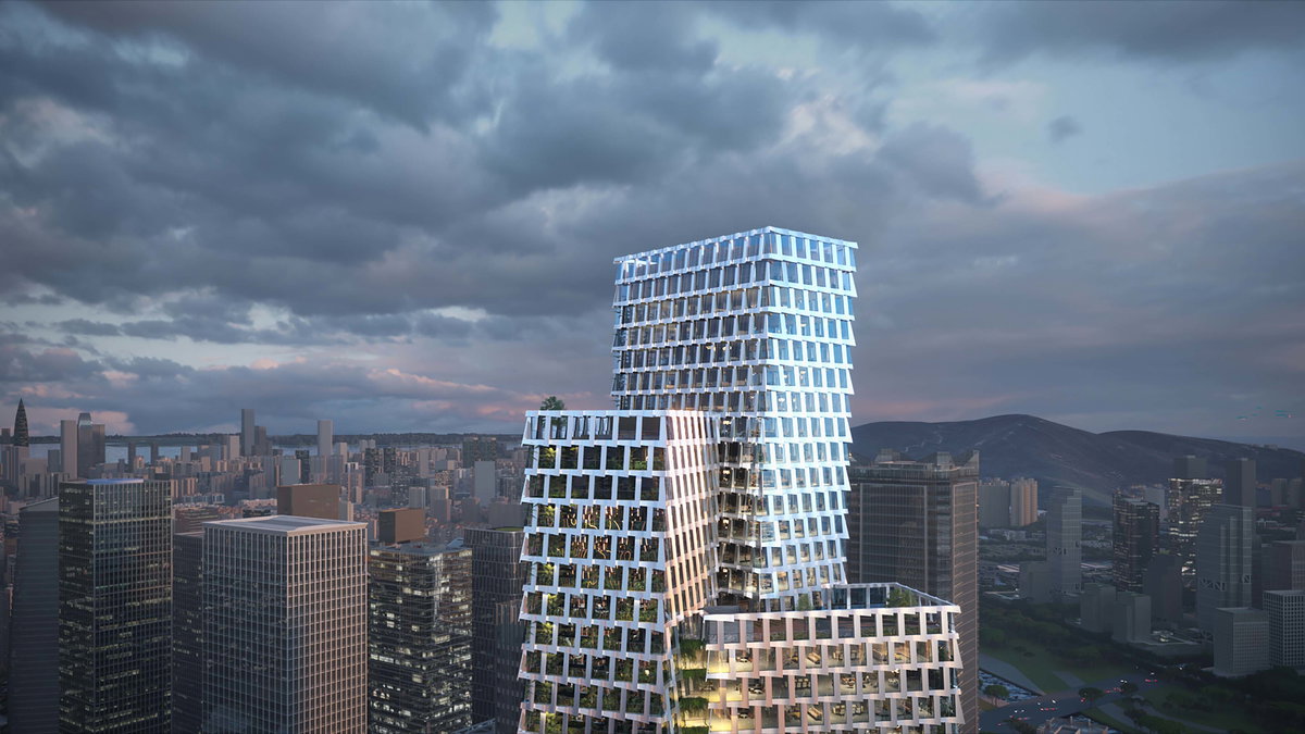Qianhai Supertall Towers image | Bjarke Ingels Group