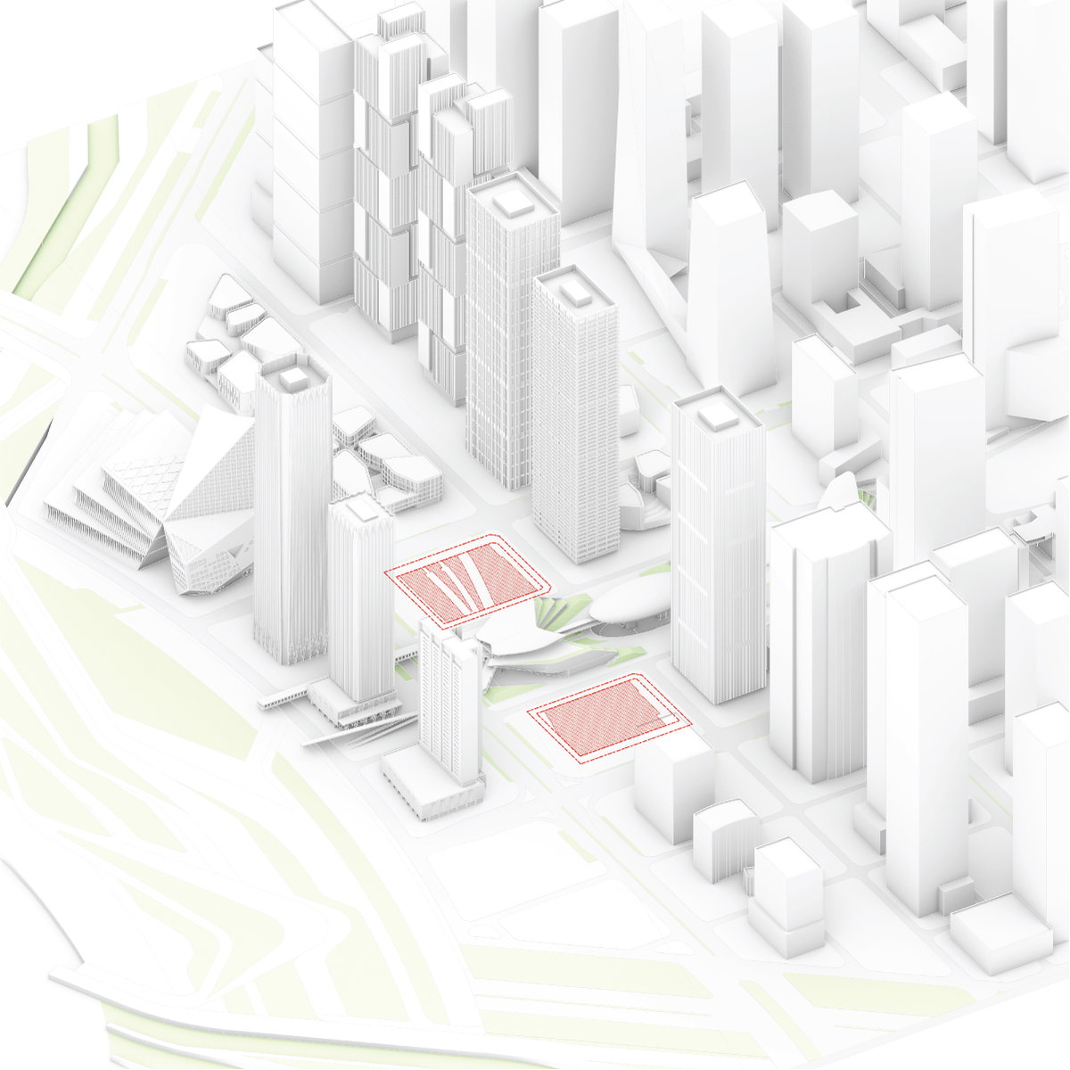 Qianhai Supertall Towers gallery image | Bjarke Ingels Group