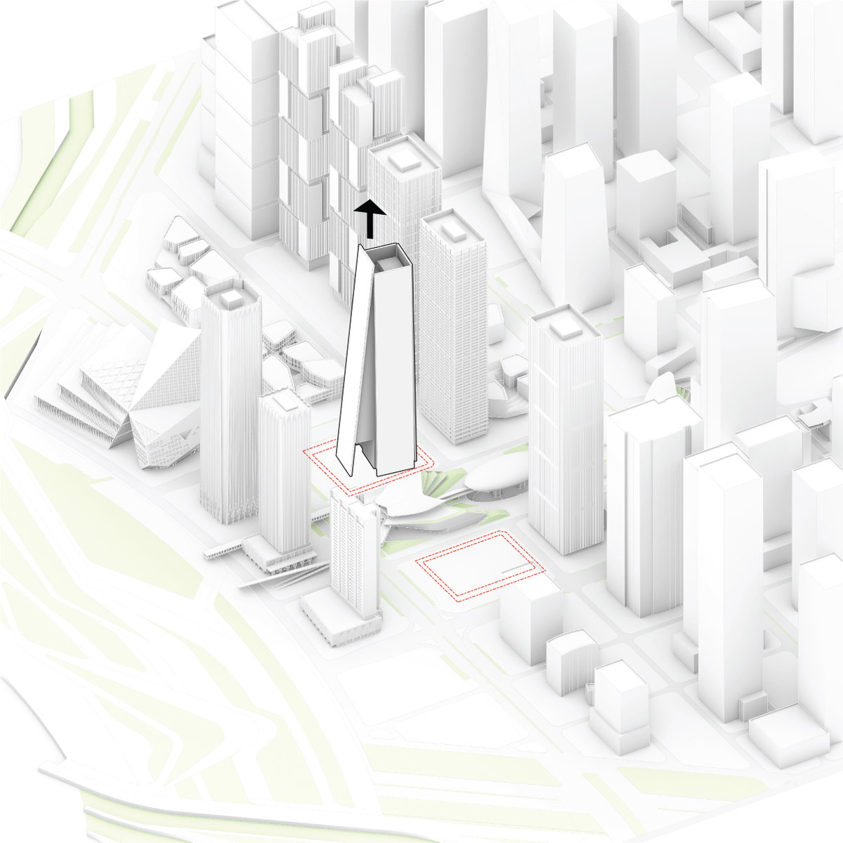 Qianhai Supertall Towers gallery image | Bjarke Ingels Group