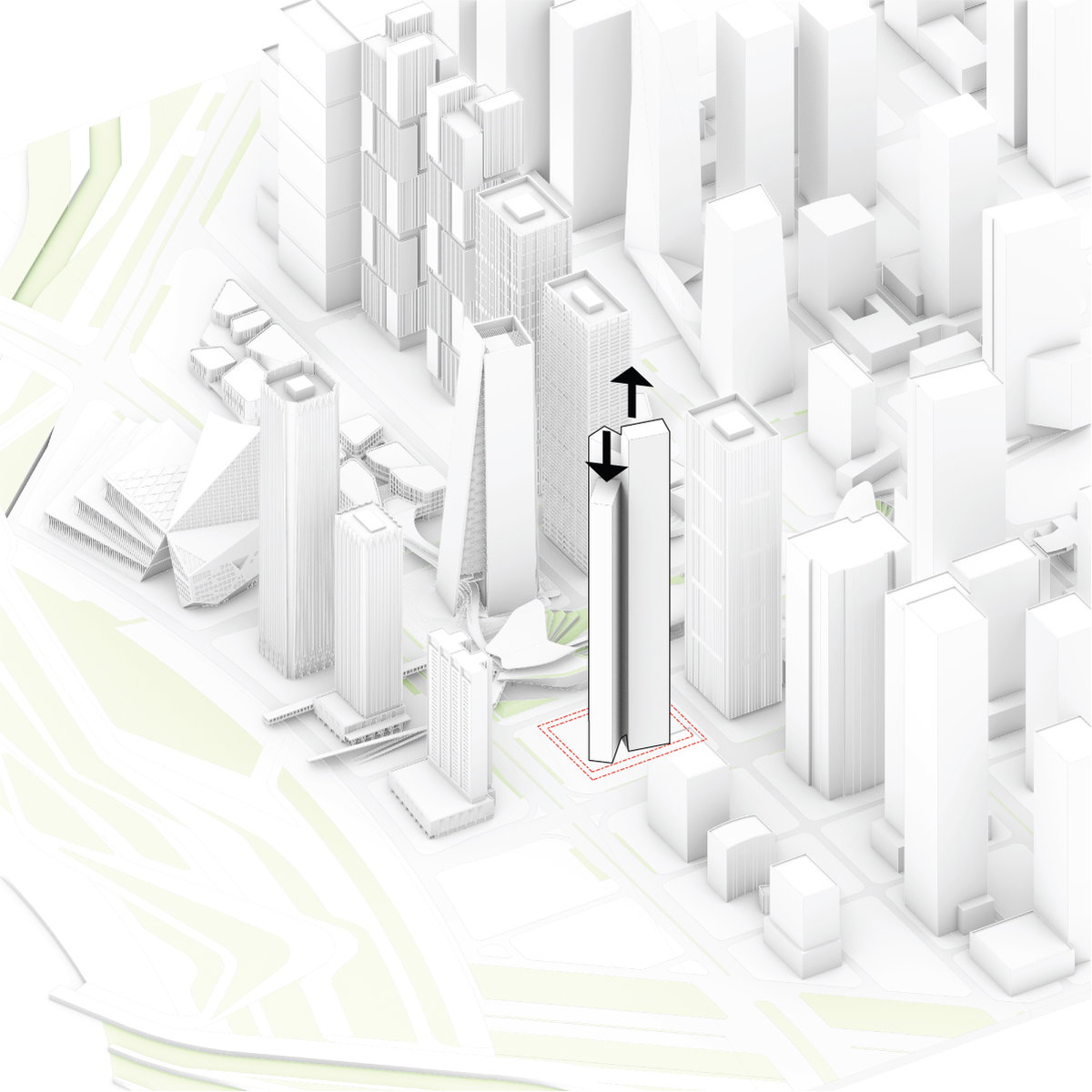 Qianhai Supertall Towers gallery image | Bjarke Ingels Group