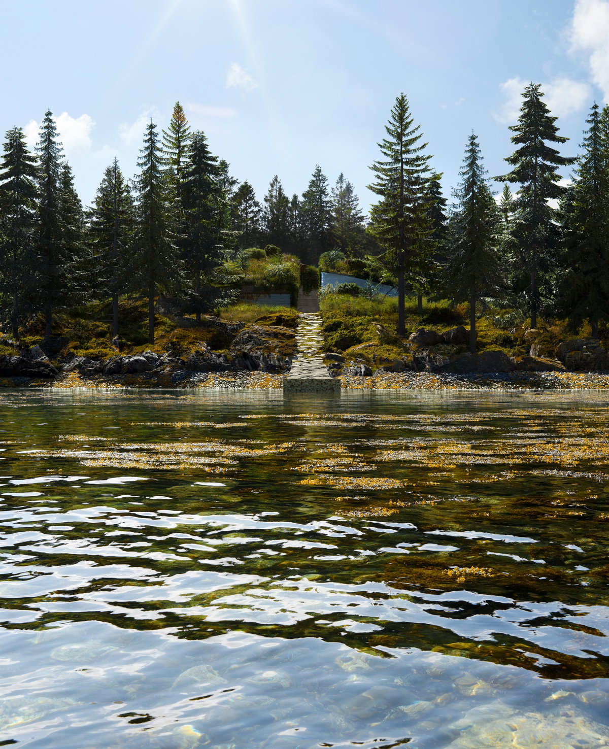 Vollebak Island image | Bjarke Ingels Group