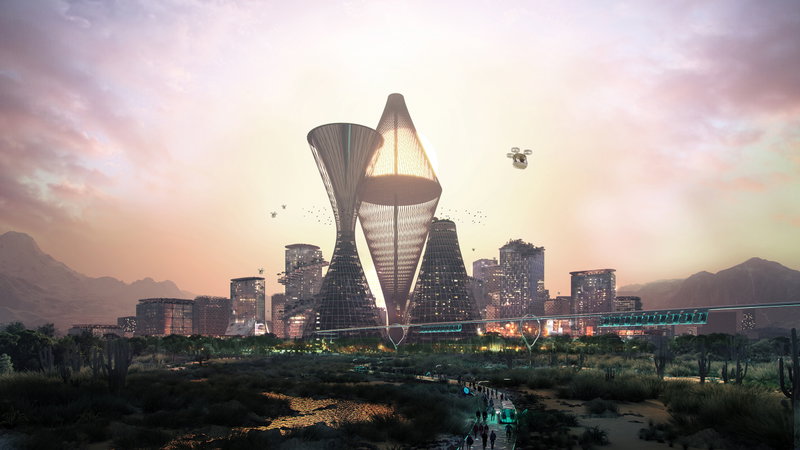 City of Telosa image | Bjarke Ingels Group