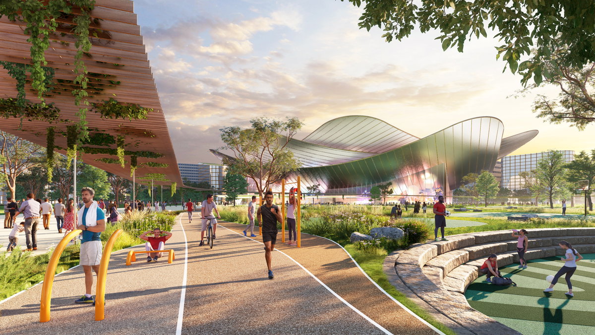 City of Telosa image | Bjarke Ingels Group