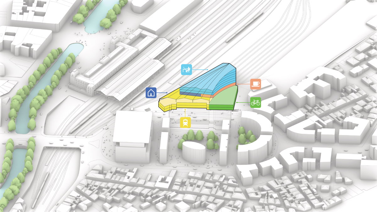 Marengo Multimodal Transport Hub gallery image | Bjarke Ingels Group