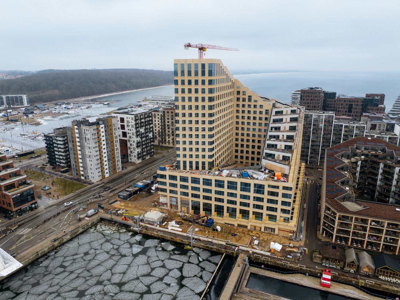 IRMAHUS CELEBRATES TOPPING OUT IN AARHUS, DENMARK | Bjarke Ingels Group