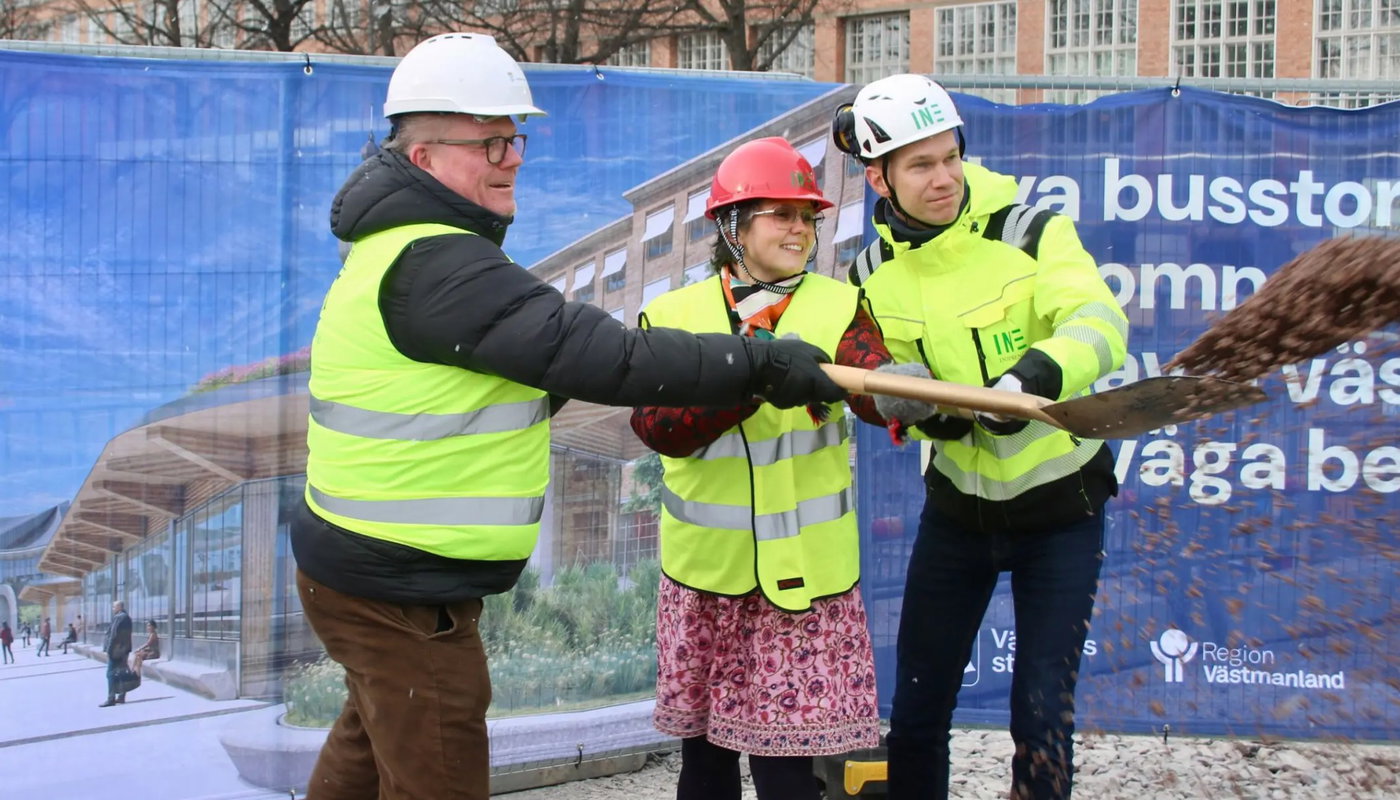 CONSTRUCTION BEGINS ON V�STER�S TRAVEL CENTER�S BUS SQUARE | Bjarke Ingels Group