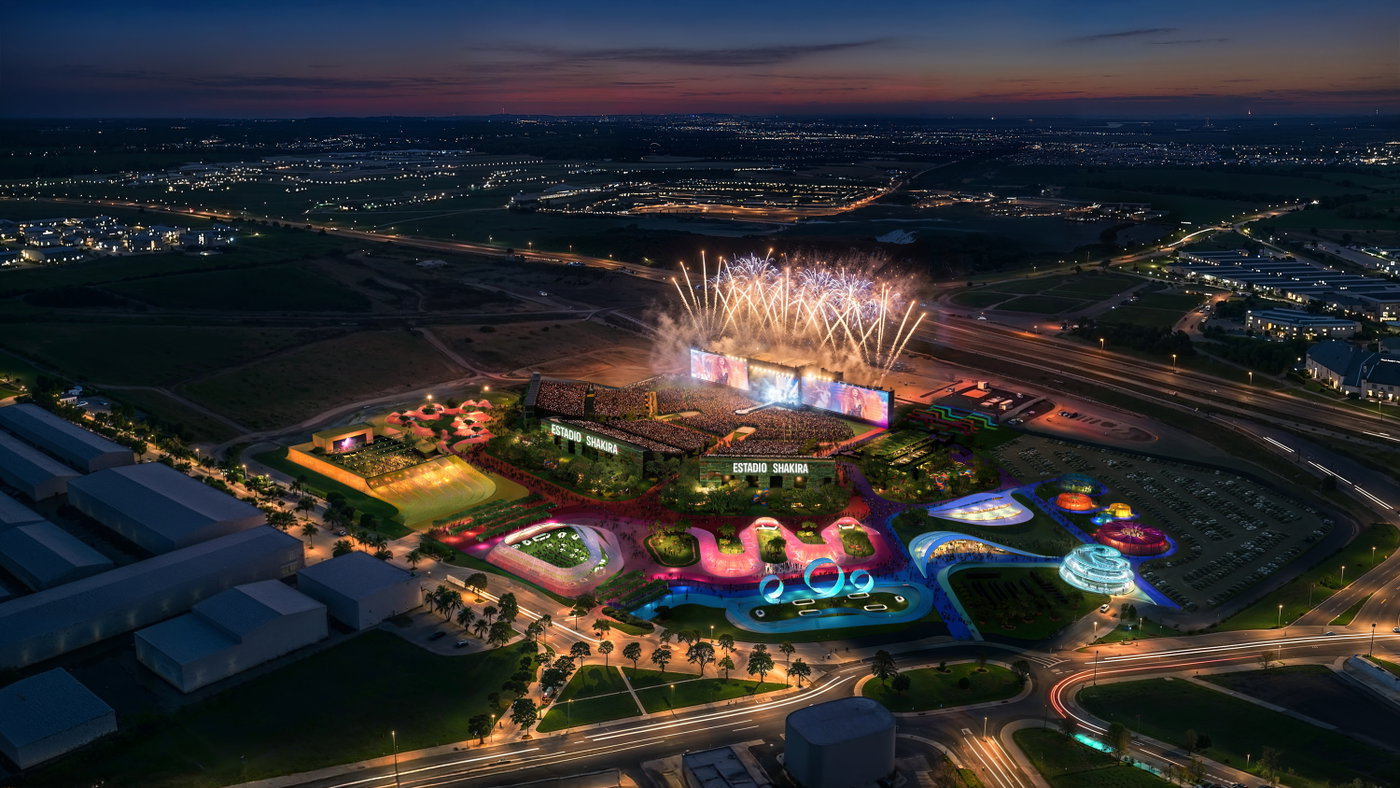 SHAKIRA ANNOUNCES MADRID RESIDENCY AT BIG-DESIGNED SHAKIRA STADIUM AT MACONDO PARK | Bjarke Ingels Group